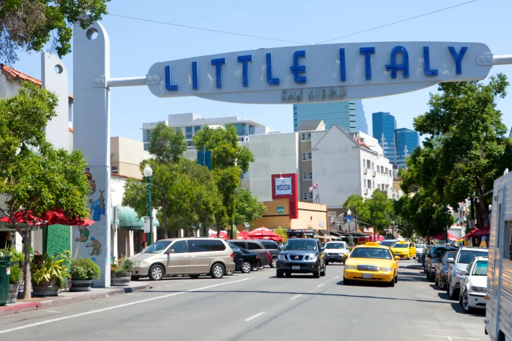 Little Italy sign in San Diego