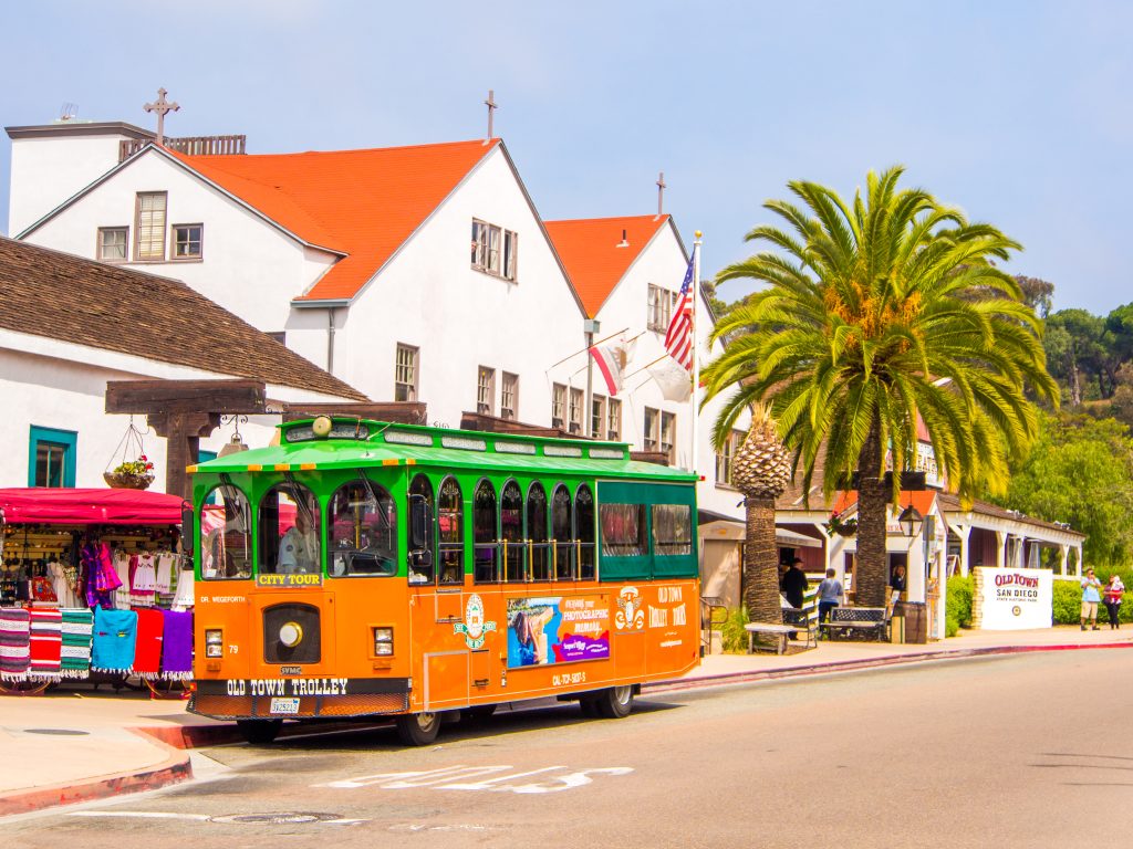 Old Town Trolley in San Diego, USA